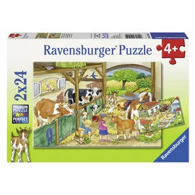 Ravensburger: Tanyasi élet 2 x 24 darabos puzzle