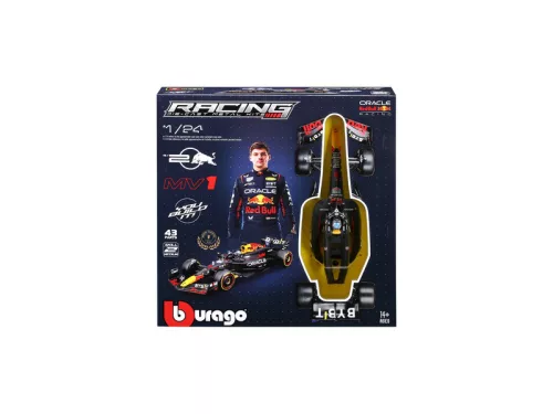 Bburago 1/24 F1 KIT versenyautó pilótával - Red Bull/Verstappen