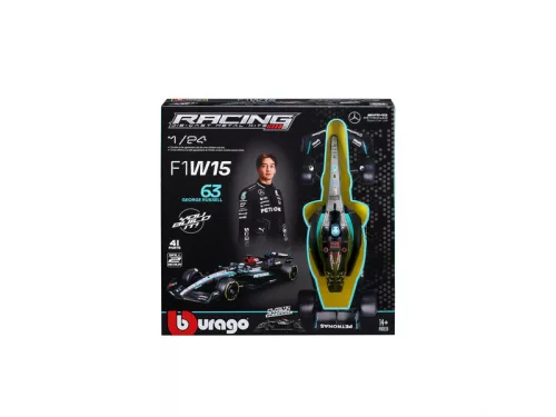 Bburago 1/24 F1 KIT versenyautó pilótával - Mercedes/Russel