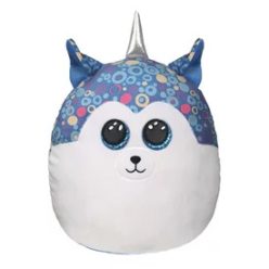   Ty Squishy Beanies párna alakú plüss figura HELENA, 30 cm - kék husky