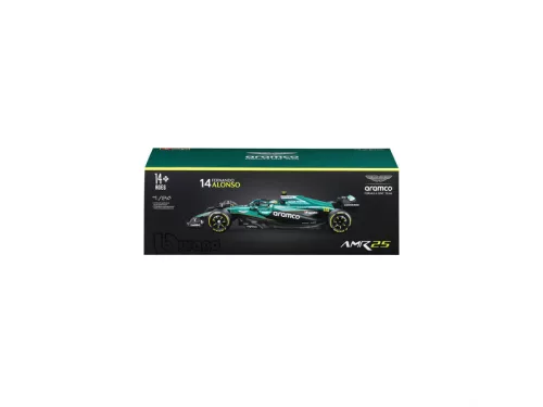Bburago 1/24 F1 versenyautó - Aston Martin AMR25/Alonso sisakkal
