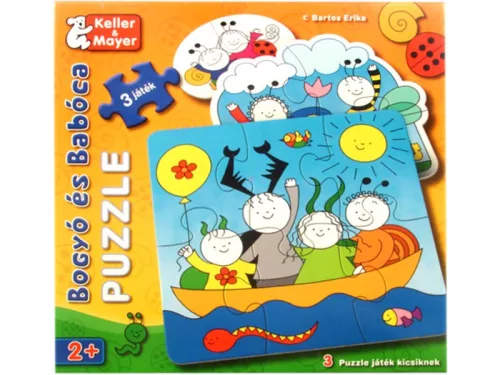Bogyó és Babóca 2-4-6 darabos puzzle