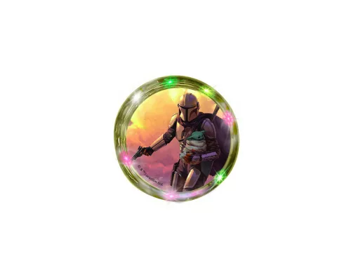 Mandalorian Grogu jojó fényhatásokkal