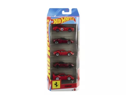 Hot Wheels  kisautó - Ferrari 5db-os szett