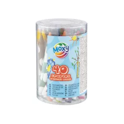 Zsírkréták vödörben 40db