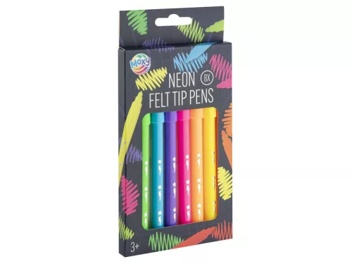 Neon filcek 8 db