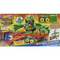 Hot Wheels Monster Trucks slimeszörny káosz pályaszett