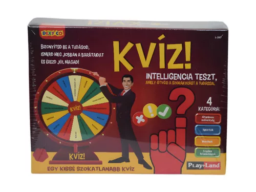 Kvíz! Intelligencia teszt - társasjáték