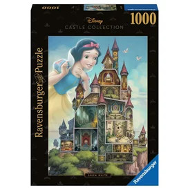 Puzzle 100 db - Disney kastély Hófehérke