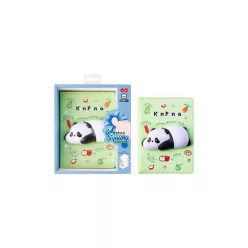 Pandás squishy füzet 96 oldalas