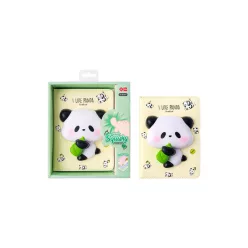 Pandás squishy füzet 128 oldalas