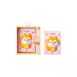 Mókusos squishy füzet