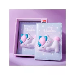 Unikornisos mini squishy füzet