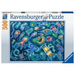 Puzzle 500 db - Színes medúza