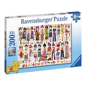 Puzzle 200 db - Virágos barátok