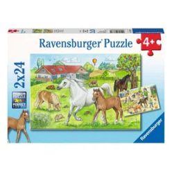 Puzzle 2x24 db - Lófarm