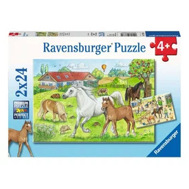 Puzzle 2x24 db - Lófarm