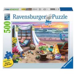 Puzzle 500 db - Tengerparti pihenés