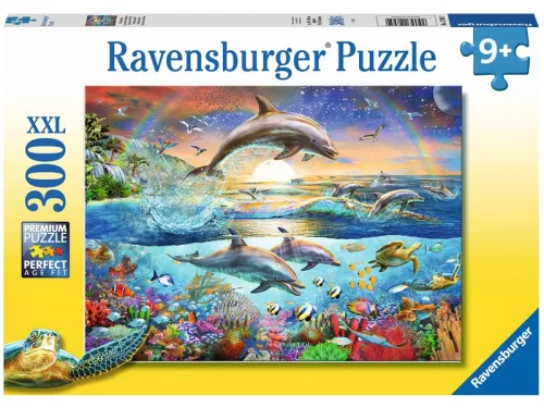 Ravensburger: Puzzle 300 db - Delfin paradicsom
