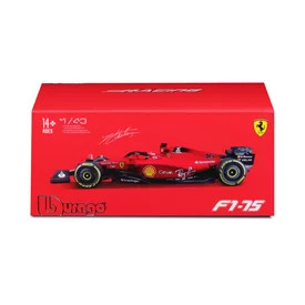 Bburago 1/43 Ferrari versenyautó - F1-75(sisakkal)