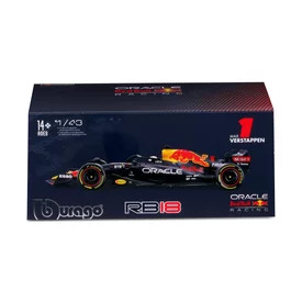 Bburago 1/43 versenyautó - Red Bull versenyautó RB18(with helmet)