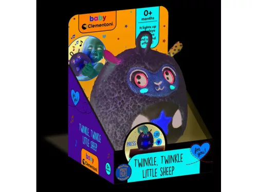 Baby Clementoni Ragyogj kis plüss - bárány