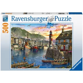 Ravensburger: Puzzle 500 db - Reggeli kikötő