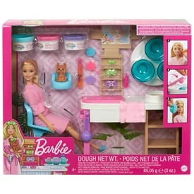 Barbie feltöltődés - Szépségszalon játékszett