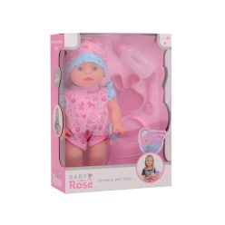 Baby Rose 30 cm iszik-pisil baba, 2 féle