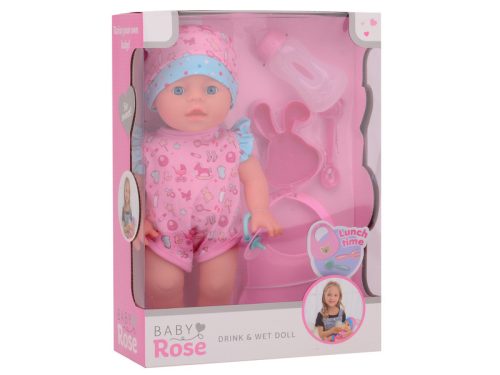 Baby Rose 30 cm iszik-pisil baba, 2 féle