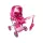 Mély táskás babakocsi /pink/