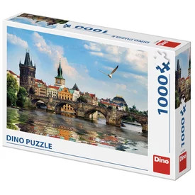 Dino Puzzle 1000 db - Károly híd Prágában