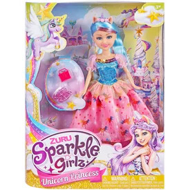 Sparkle girlz - Unikornis hercegnő baba, 30 cm - többféle