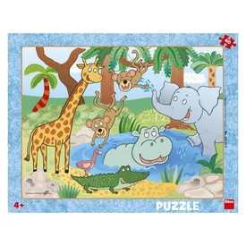 Dino Puzzle 40 db - állatkert