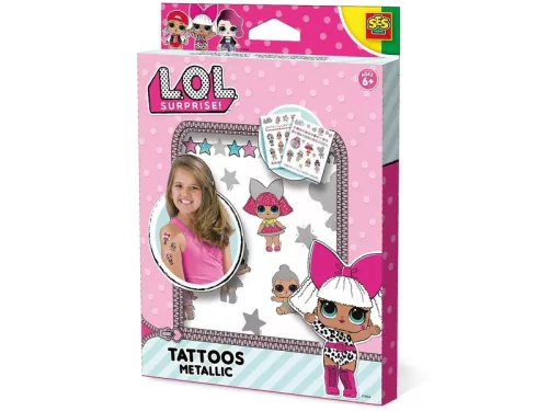 SES: L.O.L. csillogó tetoválás készlet
