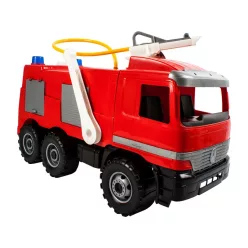 Mercedes-Benz műanyag tűzoltó autó - 65 cm