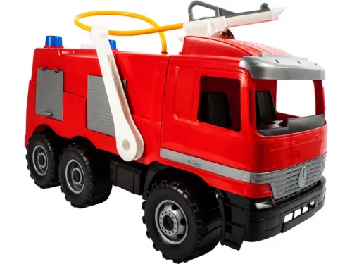 Mercedes-Benz műanyag tűzoltó autó - 65 cm