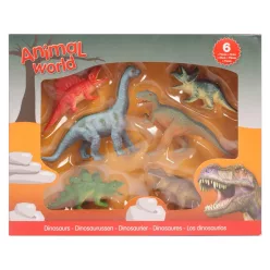 Dinoszaurusz figura 6 darabos készlet