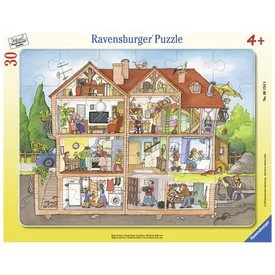 Ravensburger: Ilyen a házunk 30 darabos puzzle