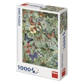 Puzzle 1000 db - lepkék