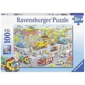 Ravensburger Városi járművek 100 db-os XXL puzzle