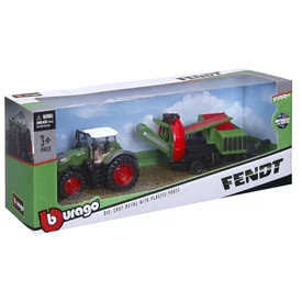 Bburago 10 cm traktor - Fendt 1050 Vario kultivátor