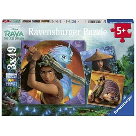 Ravensburger: Puzzle 3x49 db - Raya és az utolsó sárkány