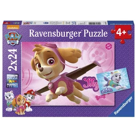 Ravensburger: Puzzle 2x24 db - Mancs Őrjárat, Skye és az Everest