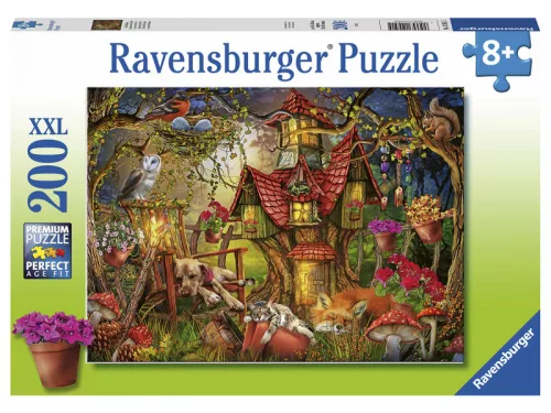 Ravensburger Puzzle 200 db - Erdei házikó
