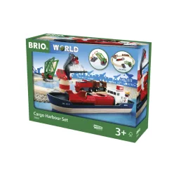 BRIO Hajó kikötő szett