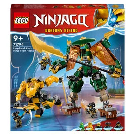 LEGO Ninjago 71794 Lloyd és Arin nindzsacsapatának robotjai