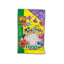 SES: Vasalható gyöngy 1000 darabos - fehér