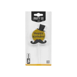 Happy Birthday gyertya 14 cm