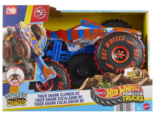 Hot wheels Monster trucks távirányítós mega tiger shark